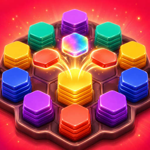 Hexa Sort: Stack & Match game icon